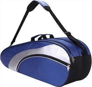 3-6 Rackets Badminton Tennis Paddle Nqa Case Waterproof Dustproof Separation Khau Hnab Hnab Nrog Kho Lub xub pwg pluaj sab nraum zoov