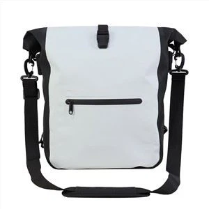 Kev cai Logo Ultrasonic Thaum tshav kub kub foob Waterproof tsheb tuam Panniers Lub xub pwg hnab