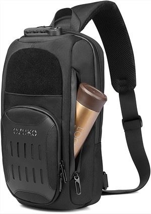 Txiv neej Crossbody Lub xub pwg hnab